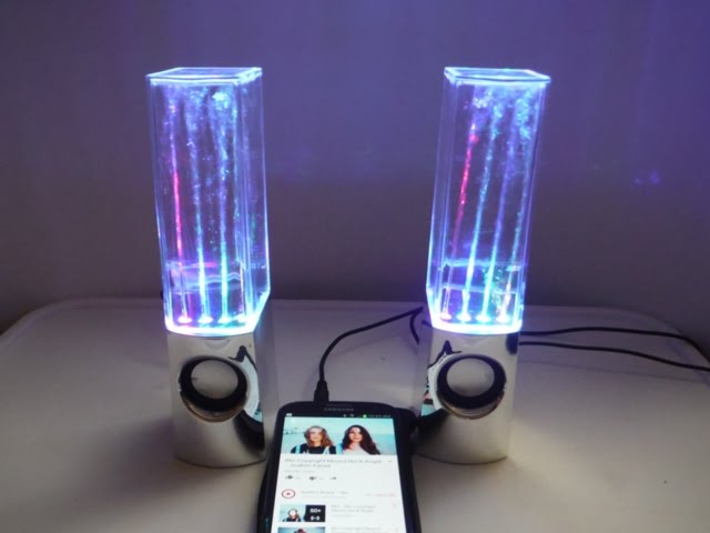 LED Dancing Water Speakers Review 