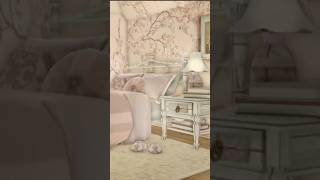 The most perfect blush bedroom in bloxburg 💗🦢#bloxburg #bloxburgbuilds