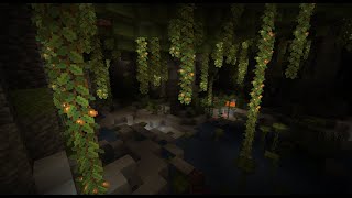 Minecraft Lush Caves - Snapshot 21w14a