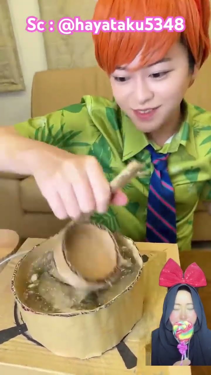 MASAK IKAN KARDUS DI DALAM PANCI ⁉️? @hayataku5348 #shorts #funny #dubbing