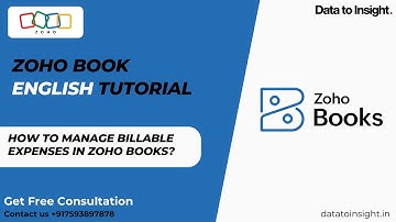How to Manage Billable Expenses in Zoho Books | Track, Add & Invoice Billable Expenses | English