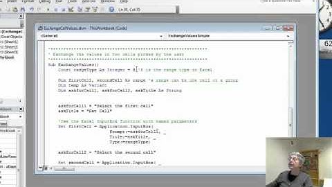 Macro to Exchange Two Cells