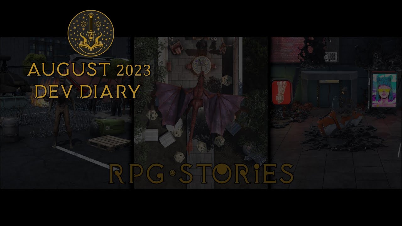 RPG Stories Dev Diary August 2023 - YouTube