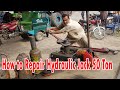 Amazing Restoration of Hydraulic Jack 50 Ton | How to Repair Hydraulic Jack with Small Tools