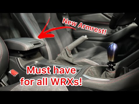 2022 WRX Armrest Extension Install