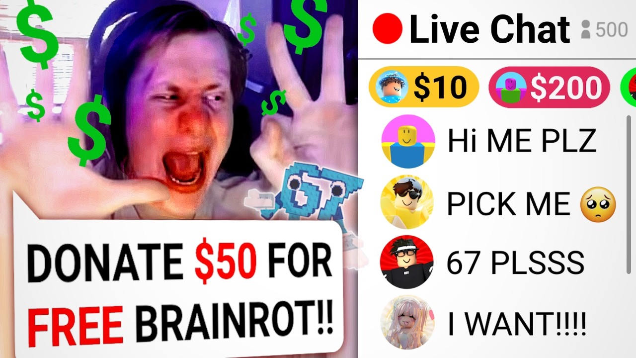 This Evil Roblox Streamer Scams Children Live