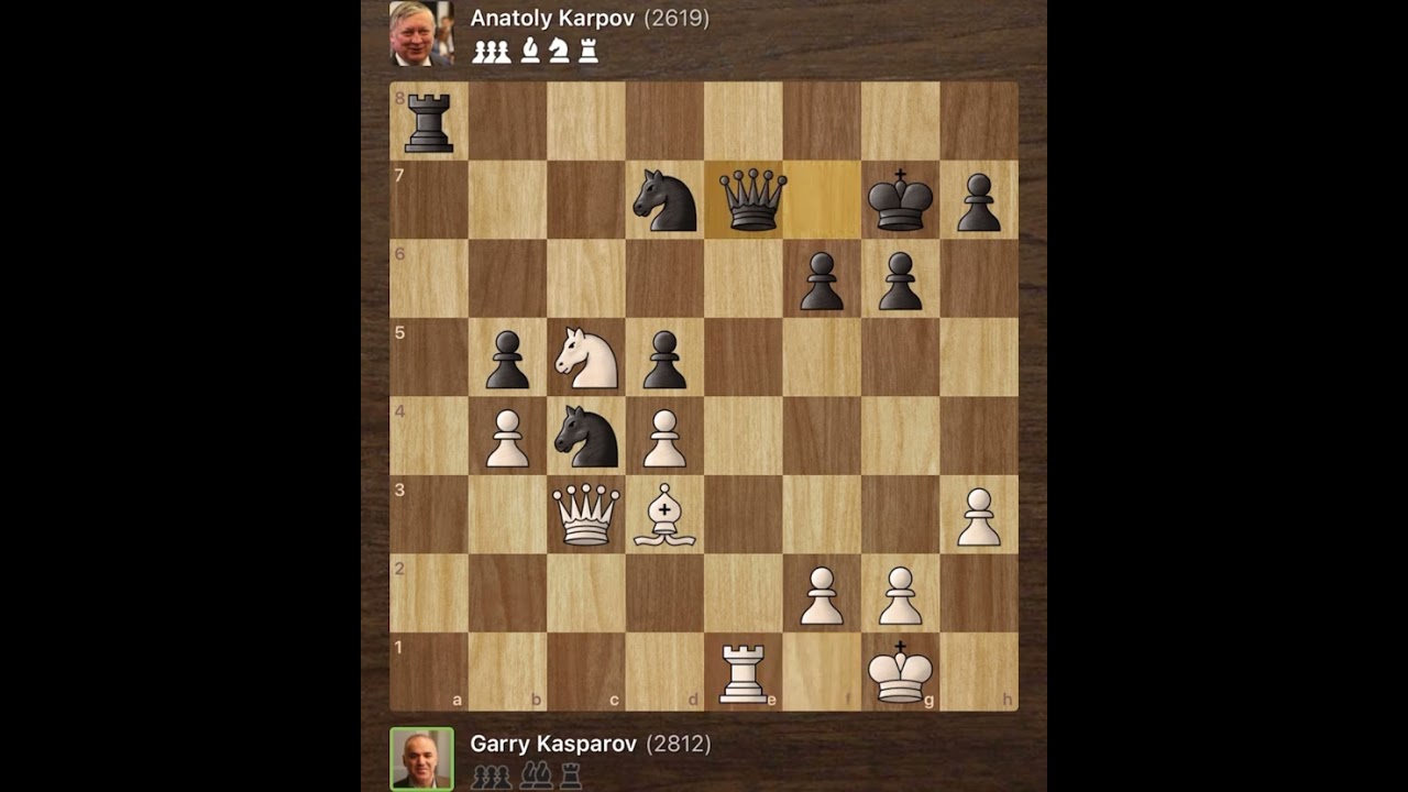 Garry Kasparov vs Anatoly Karpov • Blitz Match, 2009 