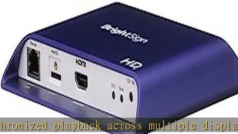 Brightsign Full HD Standard I/O Digital Signage Player HTML5 (HD224)