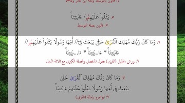 وما كان ربك مهلك القرى حتى يبعث في أمها رسولا يتلو عليهم آياتنا وما كنا مهلكي القرى إلا وأهلها ظالمو