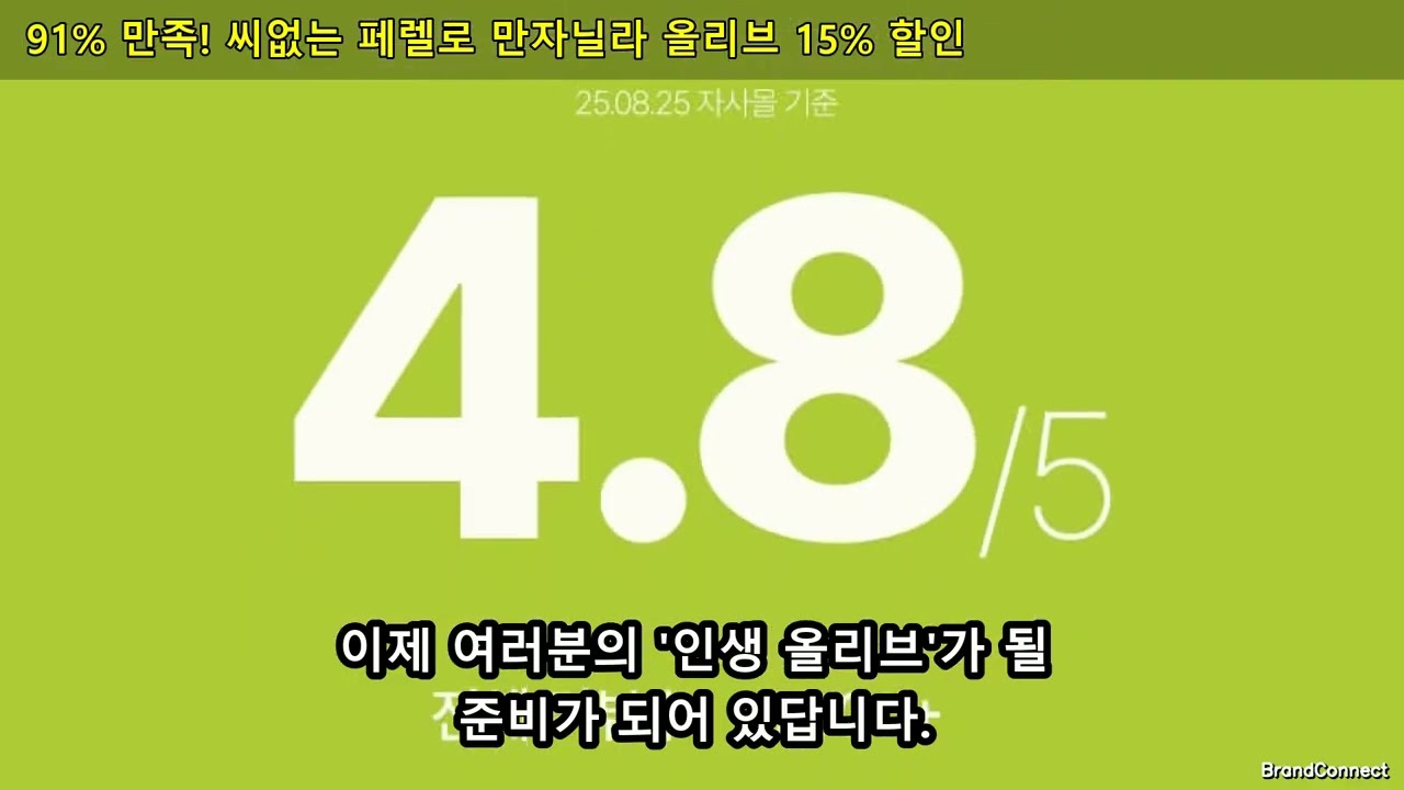 91%가 극찬한 인생 올리브! 페렐로 씨없는 만자닐라 그린 올리브 350g, 와인안주, 파스타에 찰떡!