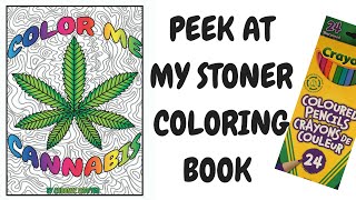 A Look at Color Me Cannabis the Marijuana Themed Coloring Book For Stoners