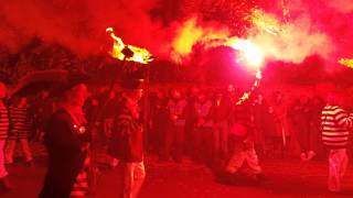 BONFIRE NIGHT in FIRLE, SUSSEX - The Procession - 2015