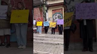Manifestación familia Yoel Quispe
