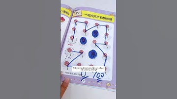 Thử thách phải nối tất cả các quả bóng bằng một nét liền mà không nhấc bút lên! #diy #funnyshorts