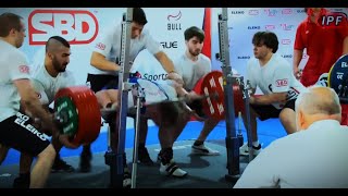 Turkish Spotter Team IPF WORLD Equipped Championships SQUAT FAILS