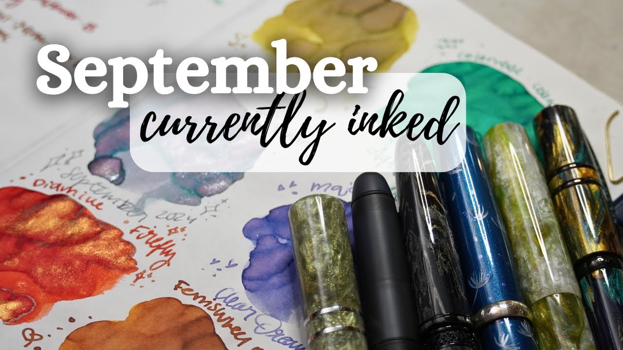 ✨ Текущие перьевые ручки с чернилами на сентябрь 2025 года ✨