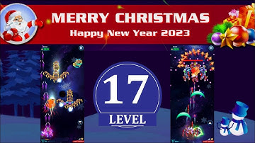 Galaxy Attack: Alien Shooter | Merry Christmas Happy New Year Event 2023 |  Level 17 | By Apache