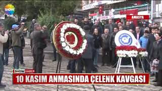 10 Kasım Anmasında Çelenk Kavgası