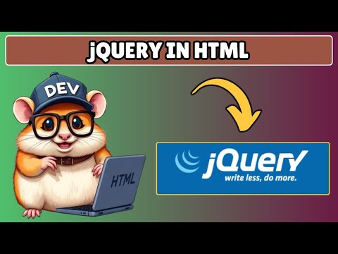 How to Use jQuery in HTML