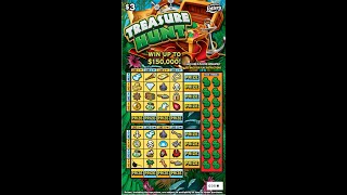 $3 - TREASURE HUNT - NEWER TICKET!  FLORIDA Lottery Scratch Off ticket!