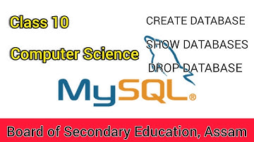 MySQL - Explanation | Class 10 Computer Science | Part 1