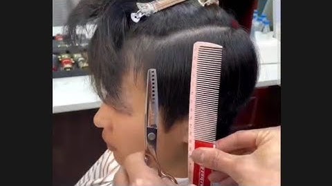 Hướng Dẫn Cắt Tóc Full Kéo Tỉa Răng Thưa