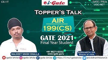 GATE 2021 Topper