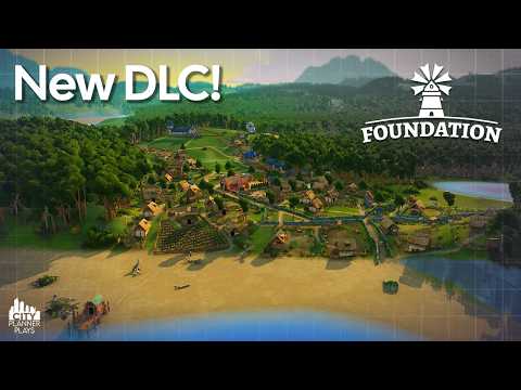 Planning My Perfect City in Foundation's HUGE Update | Harvest Festival DLC