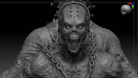 3d game Character Modeling in zbrush hindi live