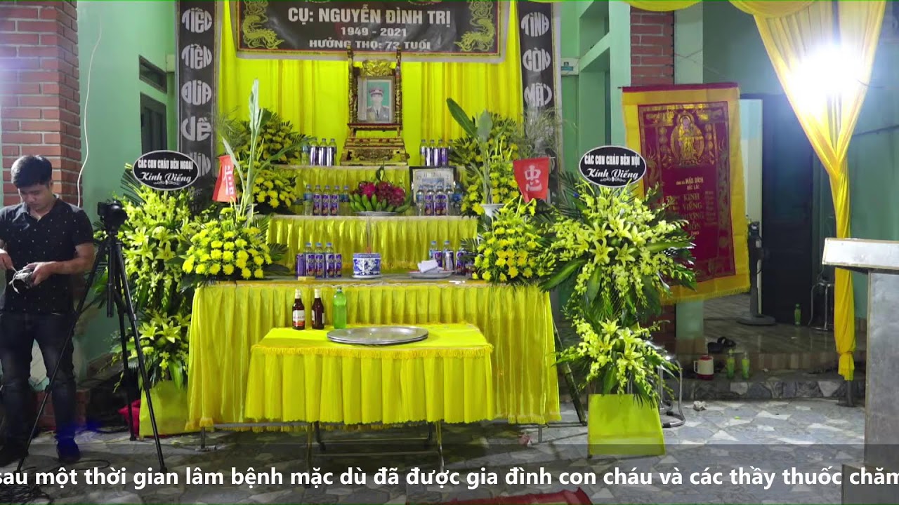 Lễ Tang Cụ Nguyễn Đình Trị hưởng thọ 73 Tuổi Thôn Vỗ Hối, Xã Thuy Thanh