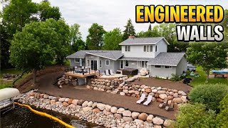 Crazy Shoreline Restoration Final Part! | Cat 305 | CMP Hydra Grapple 