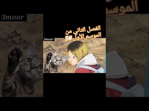 ملخص الفصل الثاني من انمي هايكيو فريق القطط ملخص انمي انمي Anime Haikyuu Short 