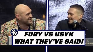 TYSON FURY VS OLEKSANDR USYK - What they've said en route to RING OF FIRE!