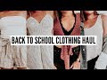 Back to school tryon clothing haul 