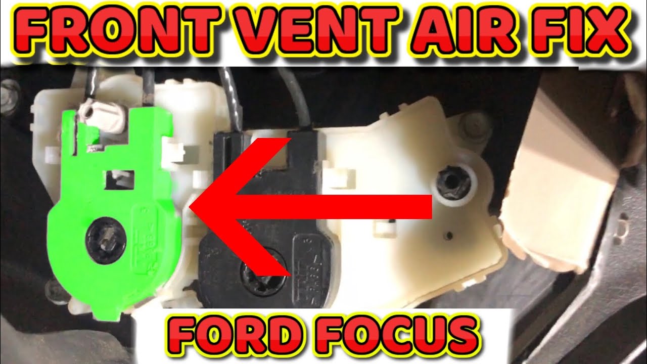 2007 ford focus fan only blows through defrost vents