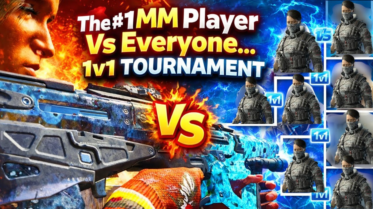 The #1 MM Player Vs Everyone... 1v1 TOURNAMENT [ PART 1 & 2 ] (COD BO4)