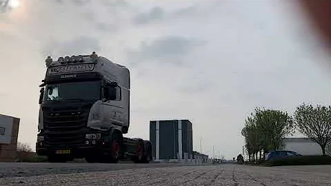 Scania R580 V8 Silver Griffin Westerman Bleiswijk ...