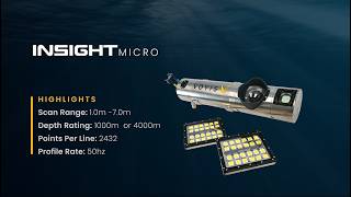 Product Highlight: Insight Micro Underwater Laser Scanner