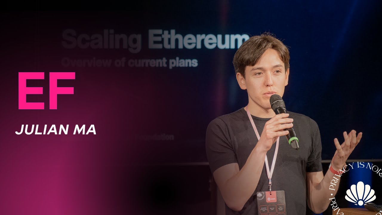 Ethereum Foundation | Scaling Ethereum: overview of current plans - Julian  Ma | ETHDam III - 2025