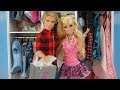 Vistiendo a Barbie y Ken con Nueva Ropa de Muñecas - Ropero de Barbie