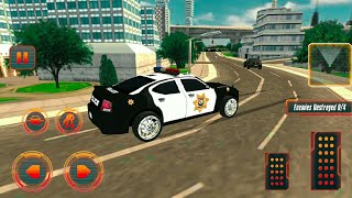Flying Police Car Robot Hero : Robot Games screenshot 2