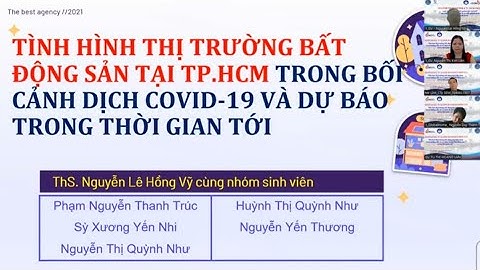 💥 Seminar Thị trường bất động sản TPHCM 2022 👉 Nhóm SV Khoa TCNH Trường Đại học Công nghiệp TP.HCM