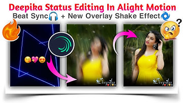 Trending photo shake effect beat sync status video editing in alight motion | alight motion editing🔥