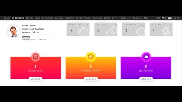 Odoo HR Dashboard