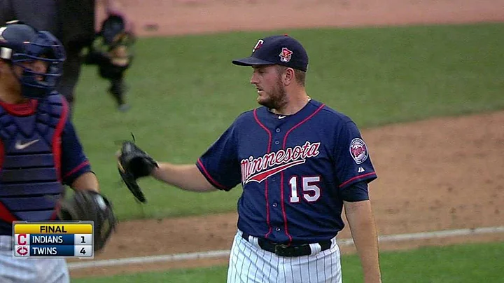 CLE@MIN: Perkins wraps up the save in the 9th