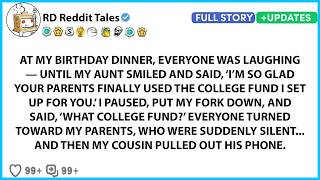 AT MY BIRTHDAY DINNER, EVERYONE WAS LAUGHING — UNTIL MY AUNT SMILED AND... - BEST REDDIT STORIES