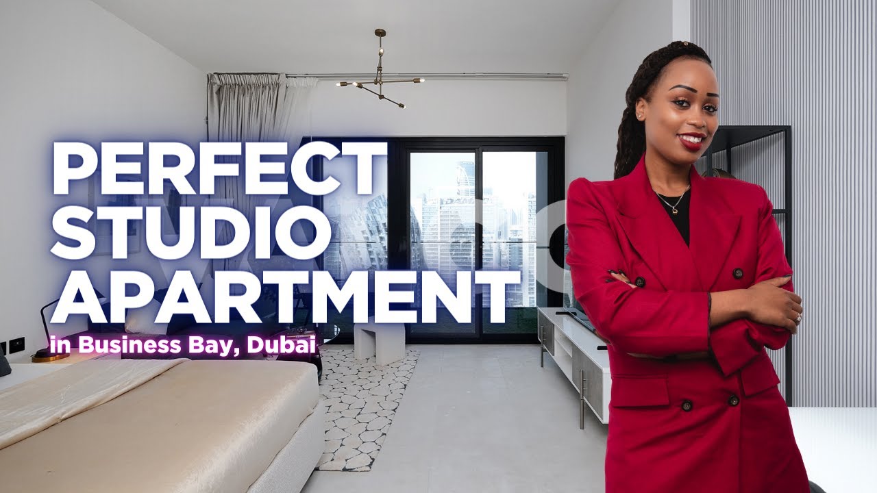 Perfect Studio in Business Bay with Burj Khalifa Views in Dubai for