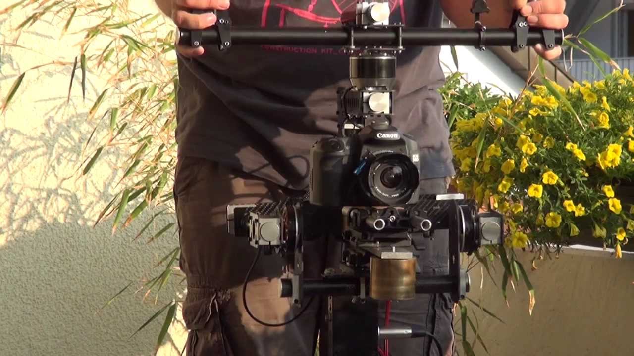 Brushless Gimbal for Red Epic - 5 kg test