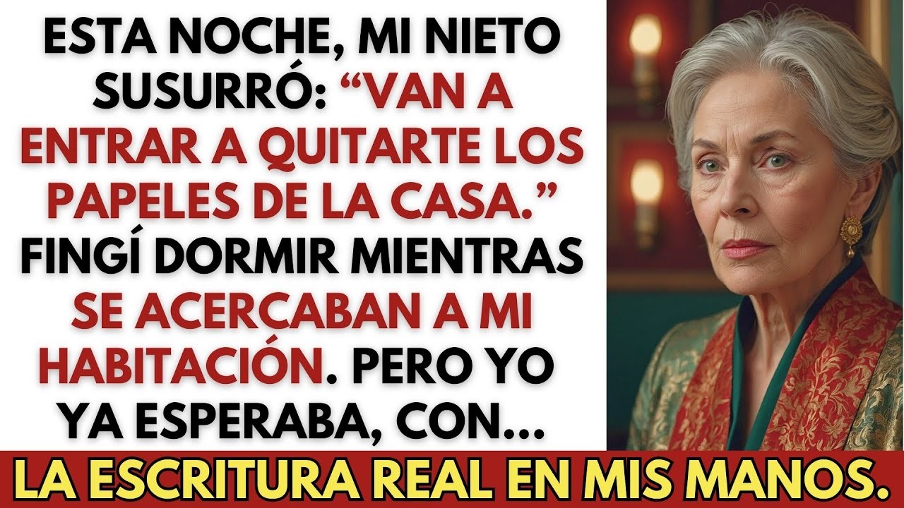 Mi nieto dijo  “Van a robar tus papeles de la casa”—y me quedé despierta