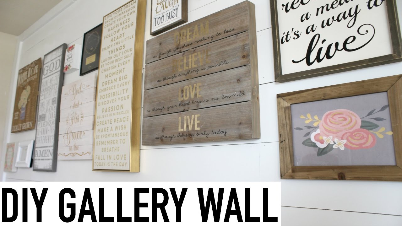 How To Hang A Gallery Wall | Tips & Tricks | My Office - YouTube